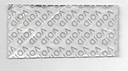 Пломба наклейка VOID серебристая матовая 1130