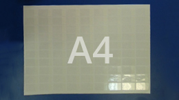 Этикетки самоклеящиеся А4, 12 шт, 99*45 мм, белый матовый полиэстер