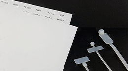 Комплект маркировочных стяжек для лазерного принтера