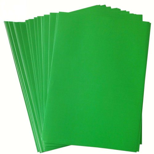 Зеленые матовые универсальные этикетки на листах А4