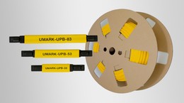 Лента самоклеящаяся для принтеров Supvan (6 мм, желтый/черный)