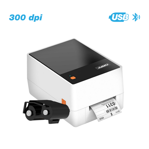 Принтер этикеток AIMO T300 с картридж-риббоном (T310-BT-WH)