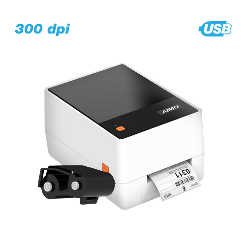 Принтер этикеток AIMO T300 с картридж-риббоном (T310-WH)